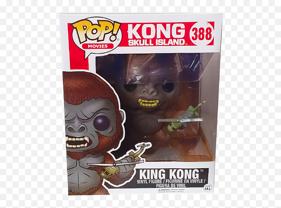Kong Skull Island - King Kong 6 Pop Vinyl Figure U2013 Hero Stash Funco Pop De Kong Png,King Kong Transparent