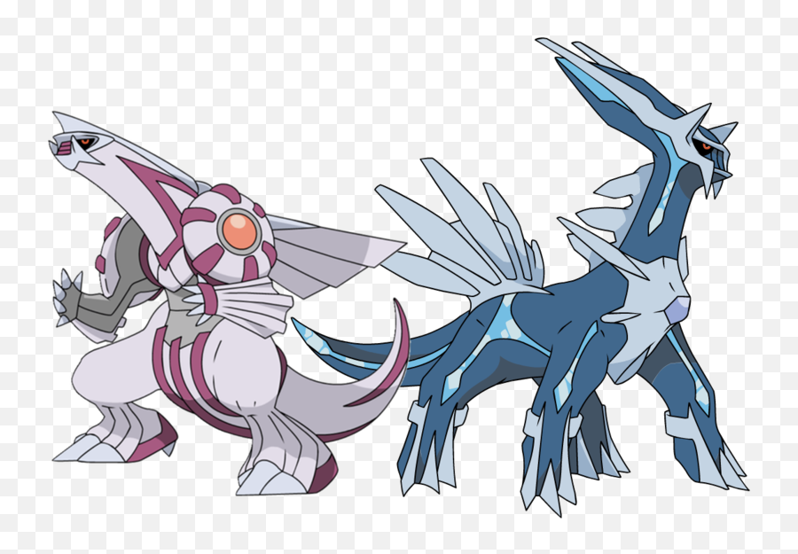 Download Hd Dialga Palkia Anime - Dialga Palkia And Arceus Dialga Palkia Png,Arceus Png