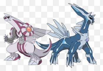 Download Hd Dialga Palkia Anime - Dialga Palkia And Arceus Dialga Palkia Png,Arceus Png