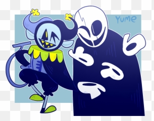 Download Jevil - Deltarune Jevil Gaster Png,Flowey Png