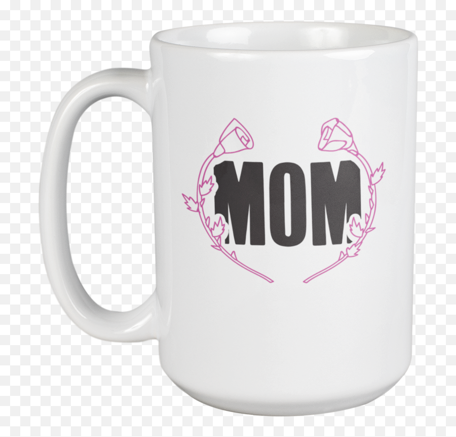 Mom Flower Design Coffee U0026 Tea Mug For Motheru0027s Day Mimi Or Women 15oz - Serveware Png,Mimi Icon