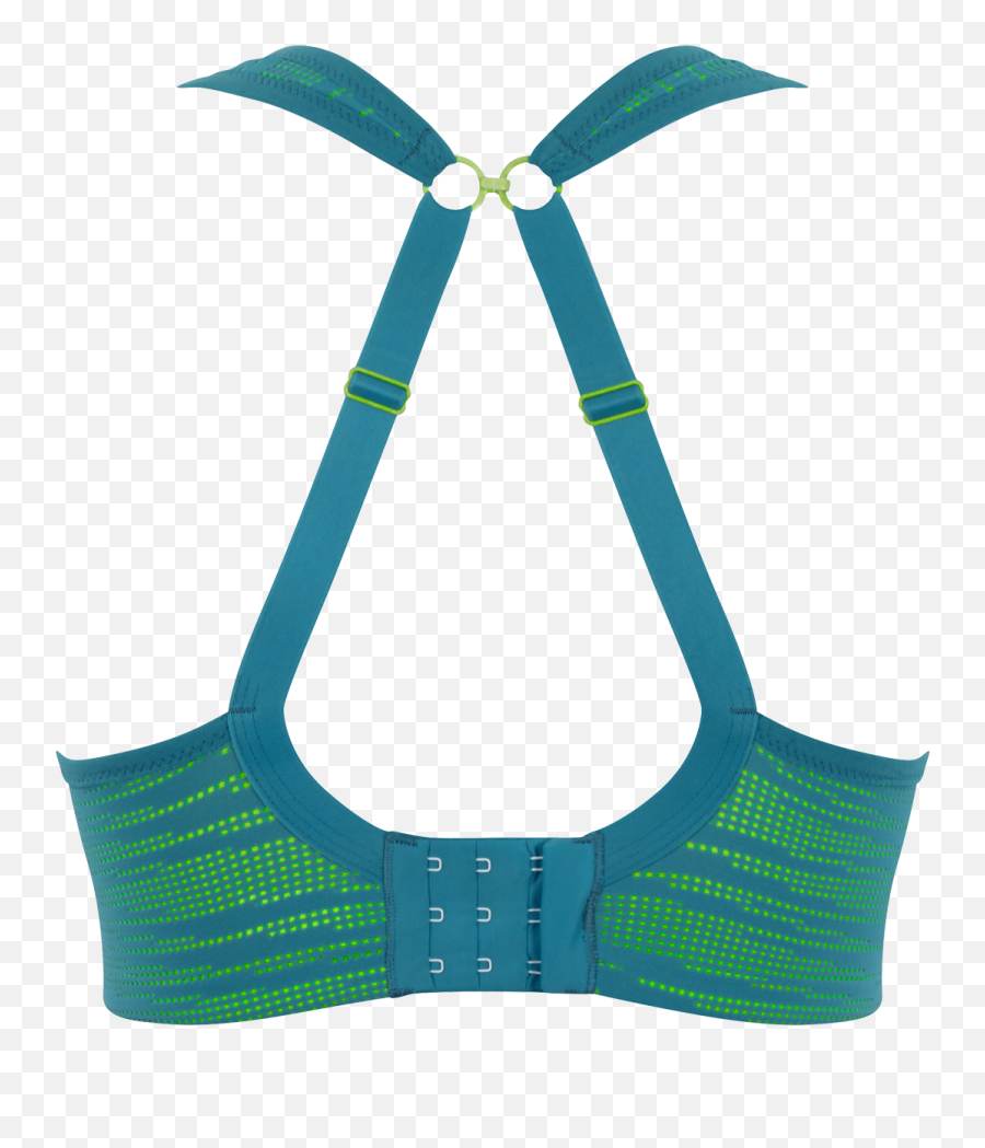 Panache Wired Sports Bra Teal Lime U2013 Prettylovelylingerie - Girly Png,Calvin Klein Icon Perfect Push Up Bra