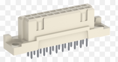 Din Female Connector Type B3 20 - pin vertical solder Solid png