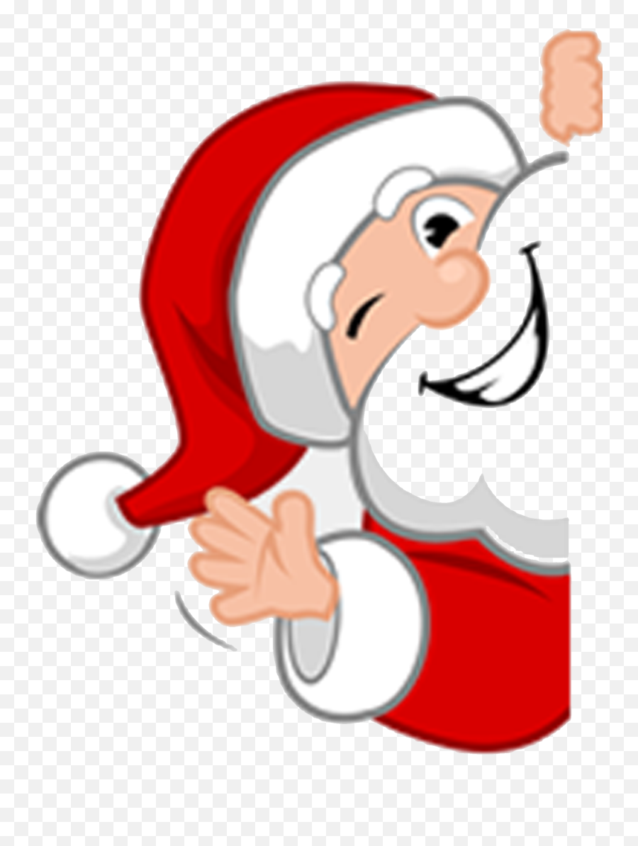 Download Santa - Waving Secret Santa Png Image With No Secret Santa,Santa Png