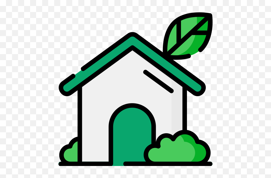 Eco Home - Free Real Estate Icons Animal Shelter Icon Png,Green Home Icon