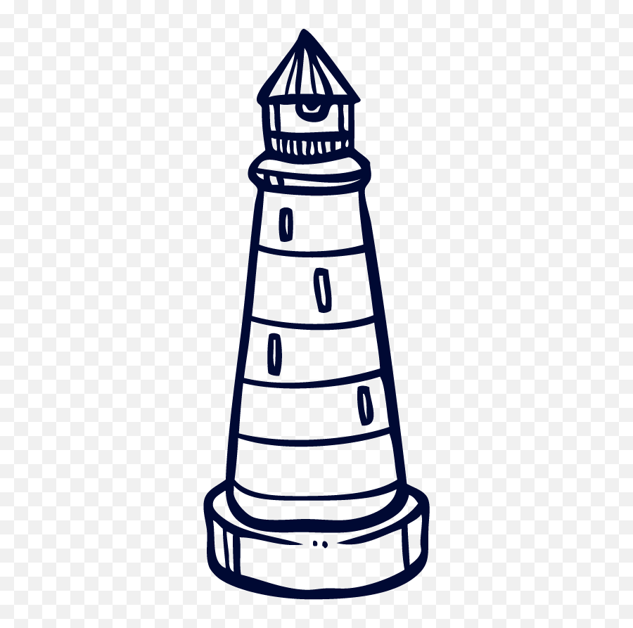 Retirement Lighthouse Rock Harbour - Vertical Png,Lighthouse Icon Vector