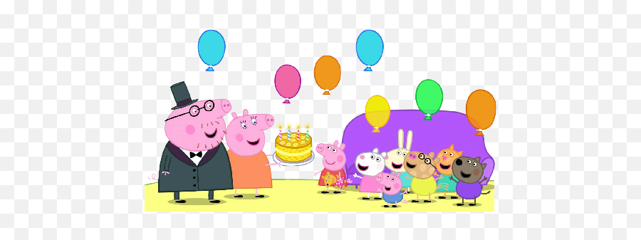 Peppa Pig Party Images - Cartoon Images Peppa Pig And Friends Png,Peppa Pig Png