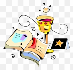 The Bible And Chalice Royalty Free Vector Clip Art - Biblia Y Caliz Png,Bible Clipart Png