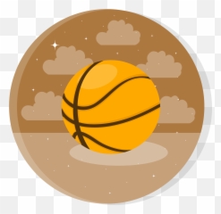Flat Icon - Basketball Sports For png