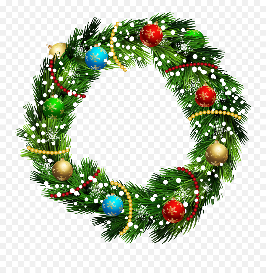 Download Christmas Wreath Png Image - Feliz Año Charros 2020,Christmas Reef Png