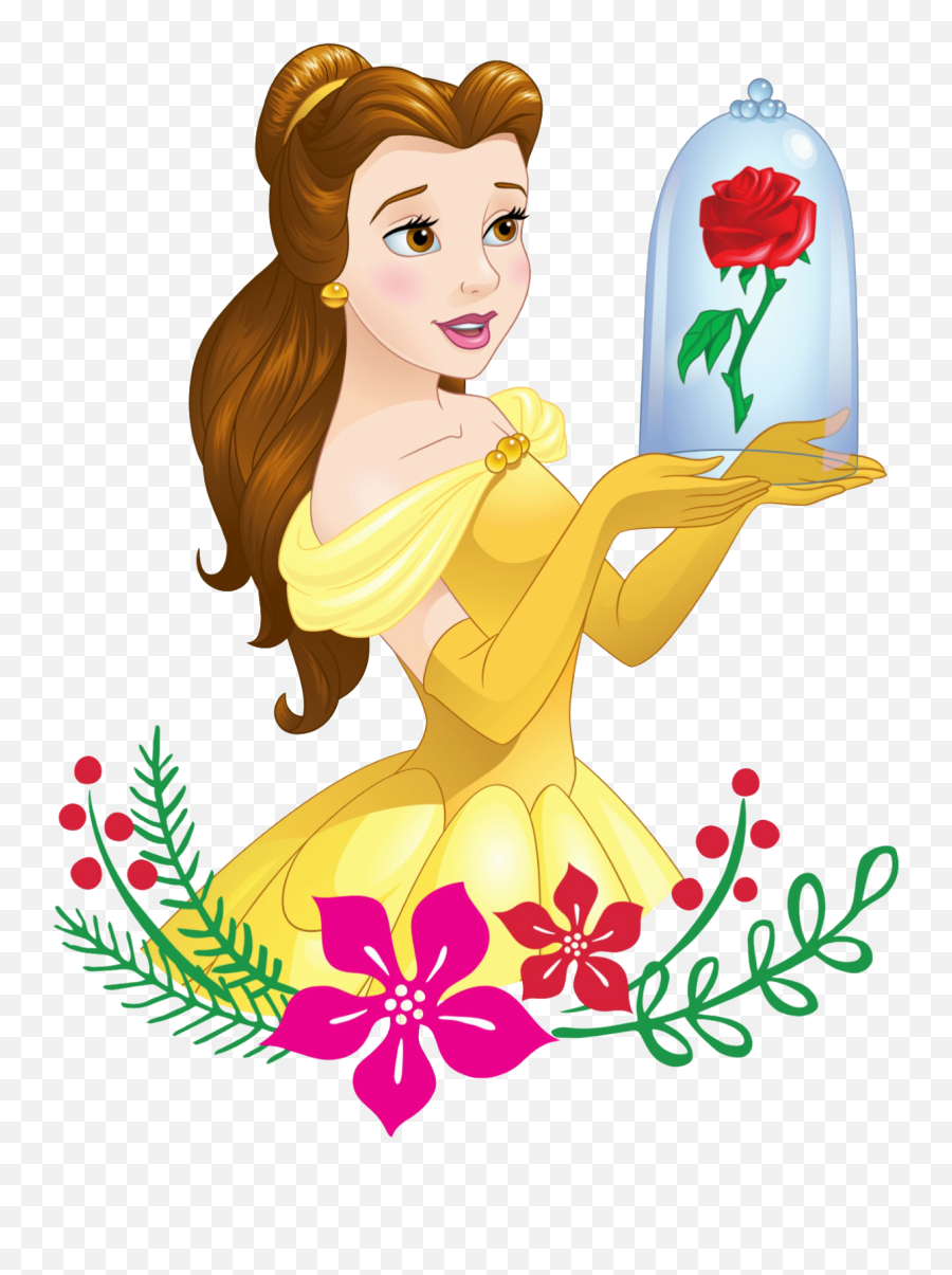Pin By Analise - Belle Beauty And The Beast Cartoon Png,Beauty And The Beast Rose Png