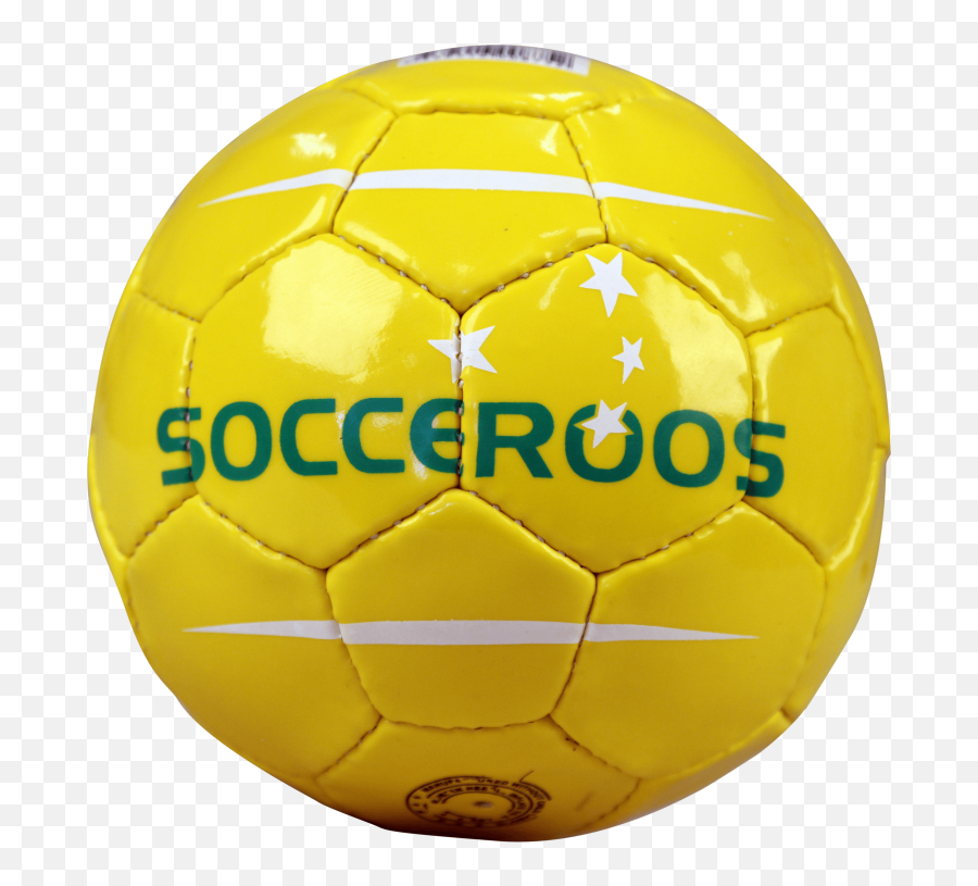 Socceroos Yellow Stripe Soccer Ball - Futebol De Salão Png,Soccer Ball Png