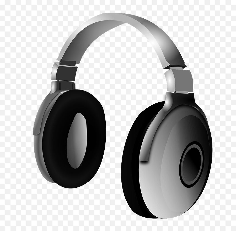 Royalty Free Public Domain Clipart - Headphones On Head Png,Headphones Clipart Png