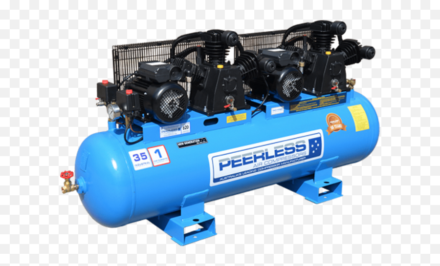 Peerless Air Compressor Single Phase Twin Pump High Pressure Pt35 00093 - 1 Machine Png,Air Pump Png