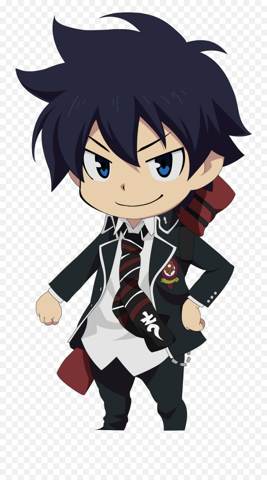 Download Rin Okumura Chibi - Cool Chibi Anime Boy Png,Rin Okumura Png