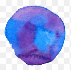 Watercolor Circle Png Purple