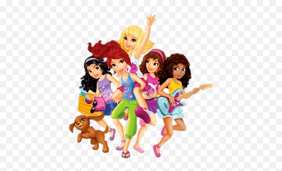 Lego Friends Having Fun Transparent Png - Lego Friends Clipart,Lego Transparent