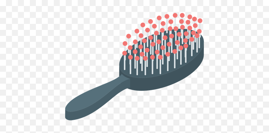 Hair Brush Icon Of Isometric Style - Hair Brush Icon Png,Hair Brush Png