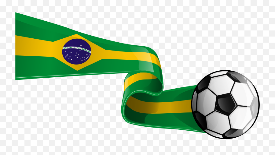 Download Free Png Soccer Ball With Brazilian Flag - Brazil Cliparts,Football Clipart Transparent