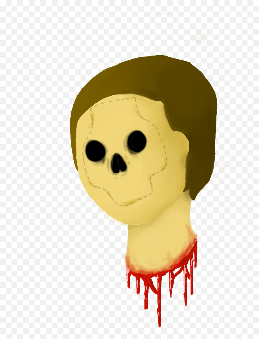 Creepy Decapitated Face By Nockle - Decapitated Head Png,Creepy Face Png
