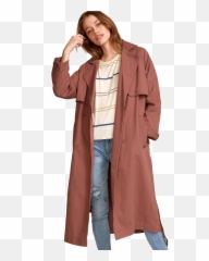 Download Trench Coat Png Image - Rvca Larson,Trench Coat Png