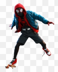 Action Figure Miles Morales - Homem Aranha No Aranhaverso Png,Miles Morales Png
