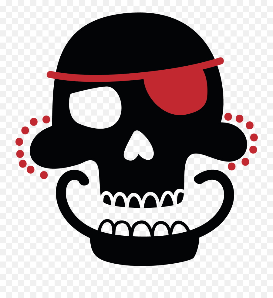 Pirate Skull - Palcreations Automotive Decal Png,Pirate Skull Png