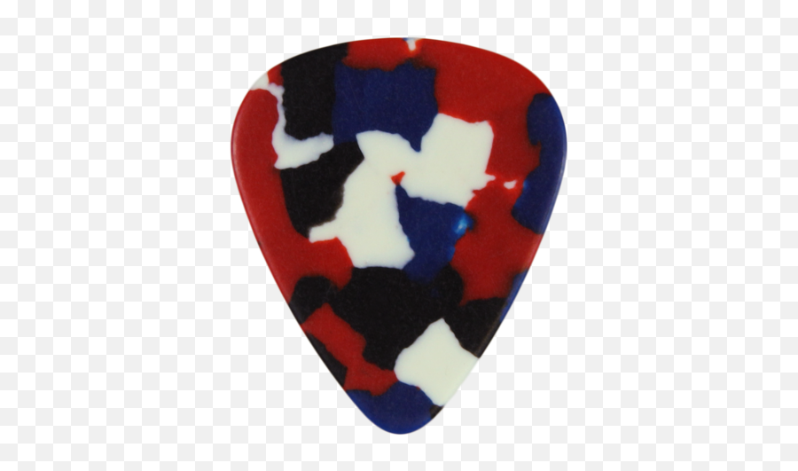 351 - Celluloid Confetti U2013 Pickworld Guitar Pick Red White And Blue Png,Guitar Pick Png