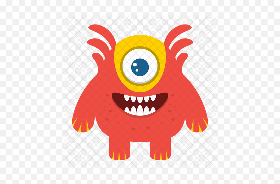Monster Icon - Happy Png,Monster Mouth Png