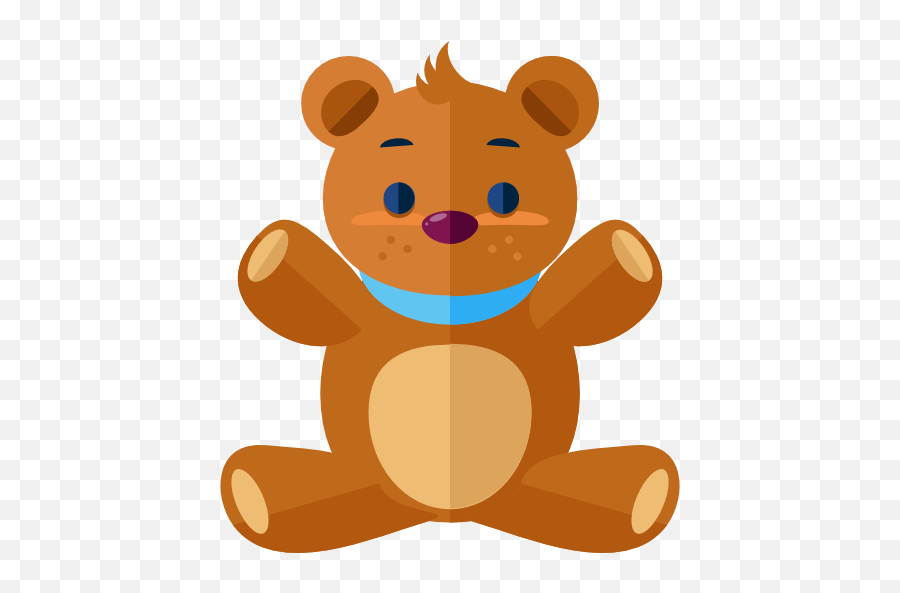 Teddy Bear - Free Animals Icons Flat Icon Teddy Bear Png,Teddy Bear Transparent Background