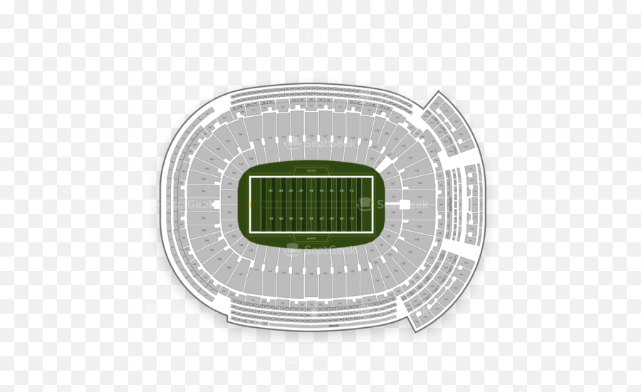 Lambeau Field Seating Chart U0026 Map Seatgeek - Lambeau Field Section 419 Png,Packers Png