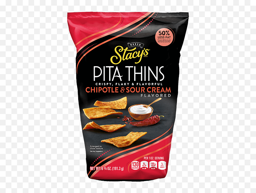 Stacyu0027s Chipotle U0026 Sour Cream Pita Thins - Pita Thins Sea Salt Png,Chipotle Png