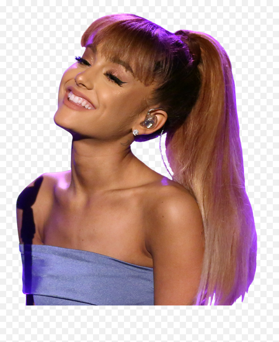 Download Ariana Grande Ponytail - Ariana Grande With Ponytail Png,Ponytail Png