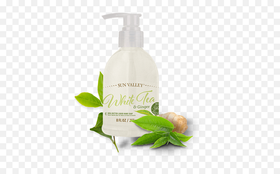 Shea Butter Liquid Hand Soap White Tea U0026 Ginger - Household Supply Png,Soap Png
