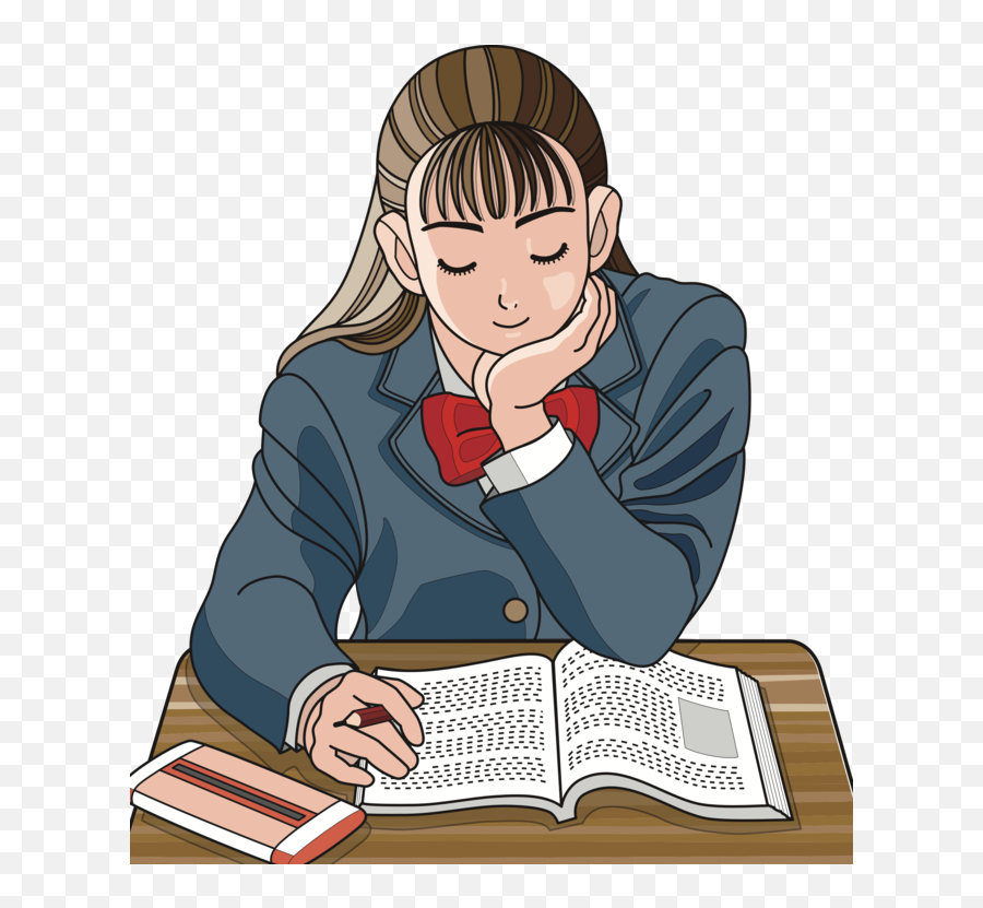 Reading Communication Png Clipart - Girl Studying Clipart,Bible Study Png