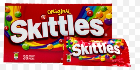 Skittles Original Fruit Flavor Candy - png