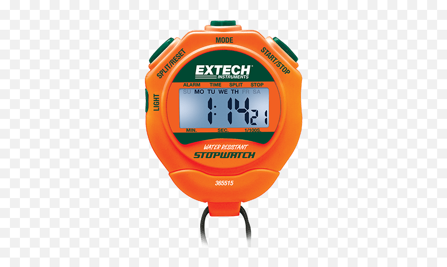 With Backlit - Extech 365515 Png,Stopwatch Transparent
