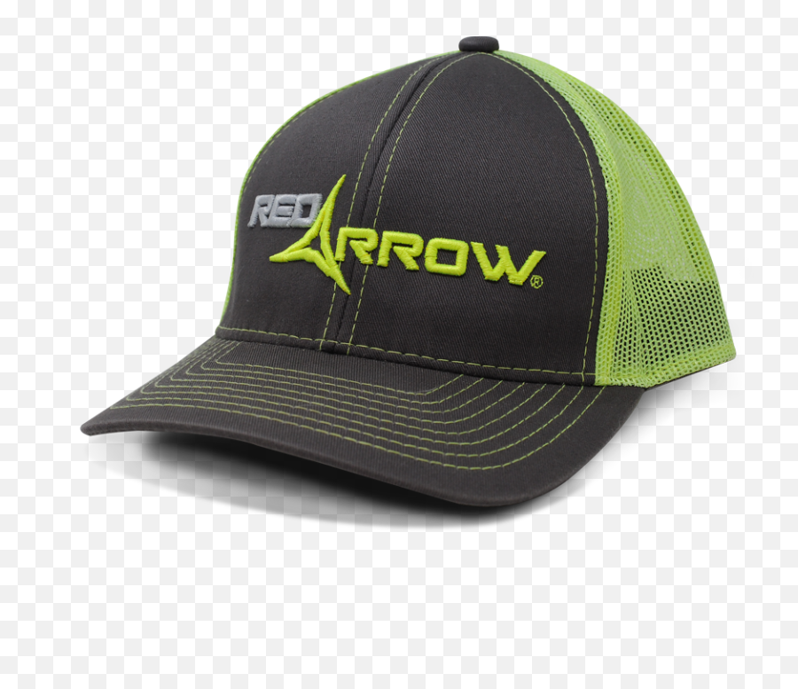 Neon Red Arrow Logo Trucker Hat - For Baseball Png,Green Arrow Logo
