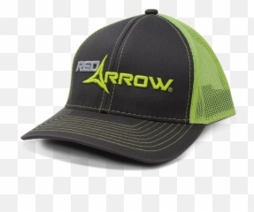 Neon Red Arrow Logo Trucker Hat - For Baseball png
