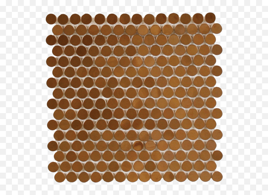 9031png 600578 Metal Tile Copper Mosaic - Penny Round Tile Black,Tile Png