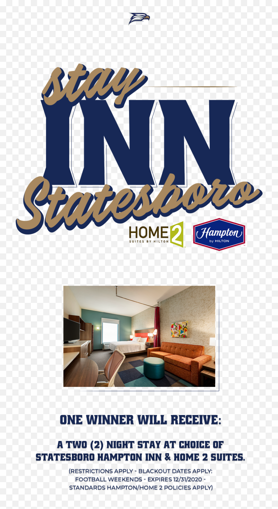 Georgia Southern - Hampton Inn Basketball 2020 Home2 Suites By Hilton Png,Hampton Inn Logo Png