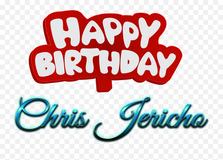 Chris Jericho Happy Birthday Name Logo - Calligraphy Png,Chris Jericho Png