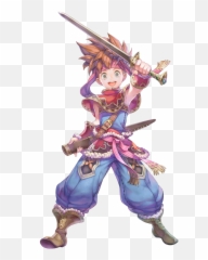 Just Bought The Remake Realised That Ra 1033483 - Png Secret Of Mana Character Art,Top Secret Png