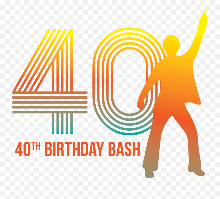 40th Birthday Bash - 40 Years Birthaday Logo Png,Birthday Bash Png