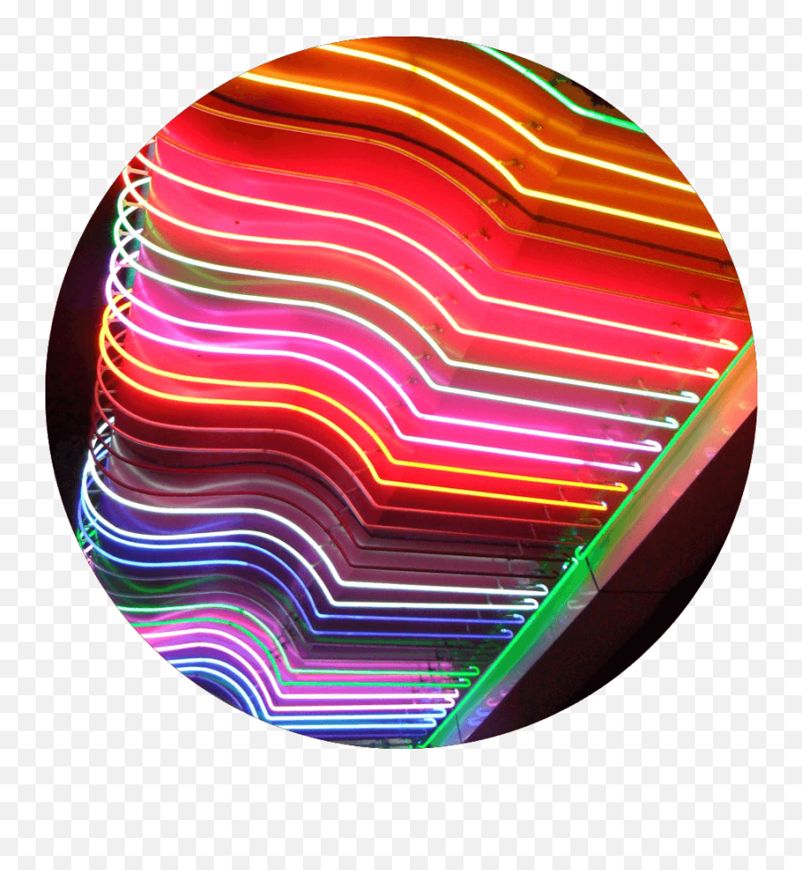 Colours Neon Circle - Vertical Png,Neon Circle Png