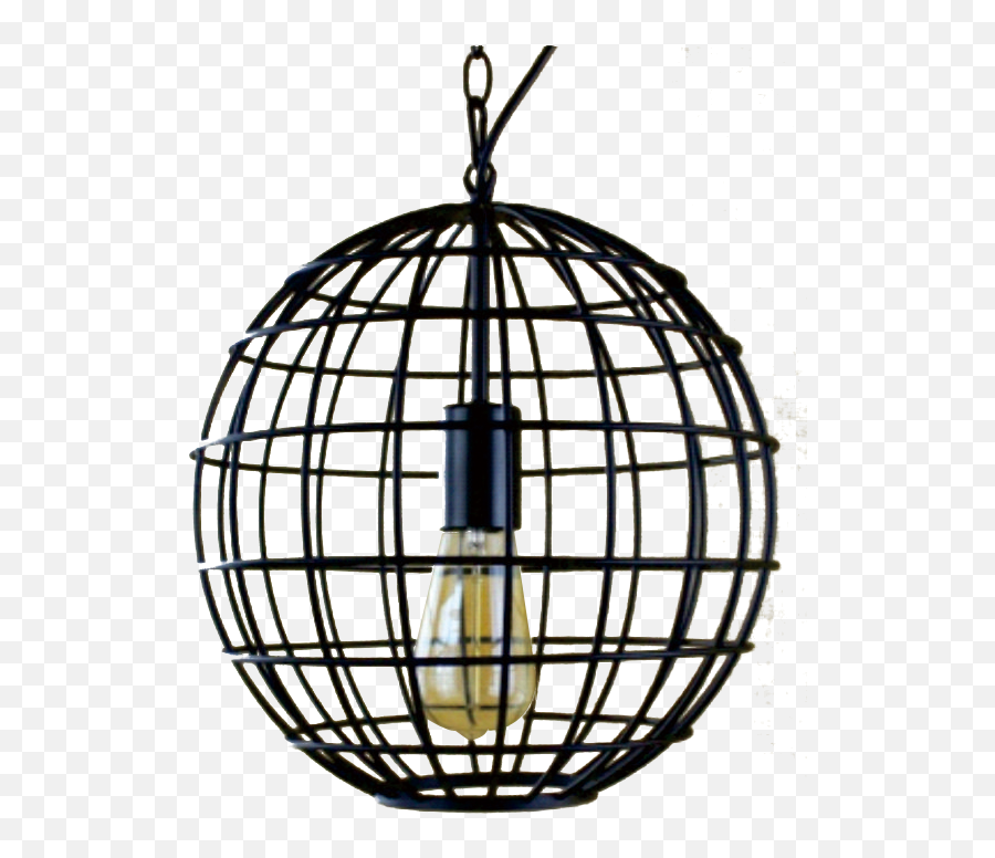 Download Hd Fashion Steel Cage Pendant - Grid On A Globe Png,Steel Cage Png