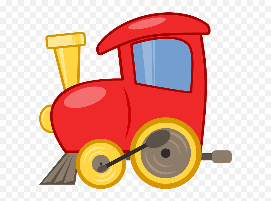 Toy Train Locomotive - Cartoon Train Engine Png,Toy Train Png