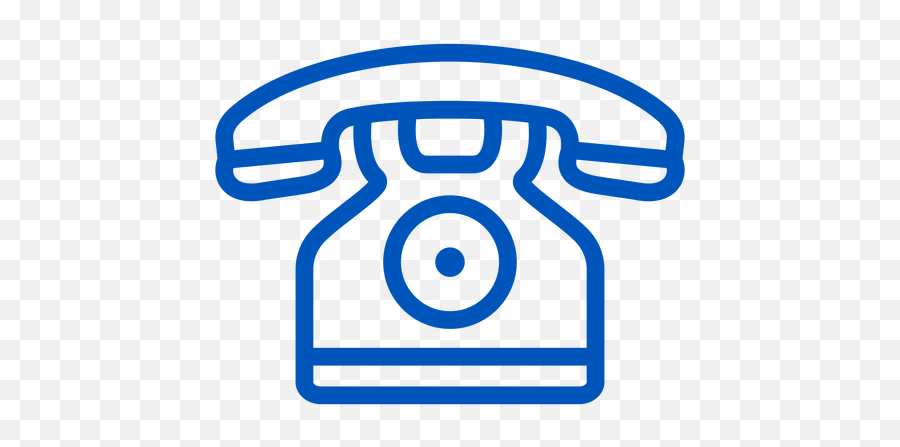 Telephone Stroke Icon - Phone Icon Transparent Blue Png,Telephone Icon Blue