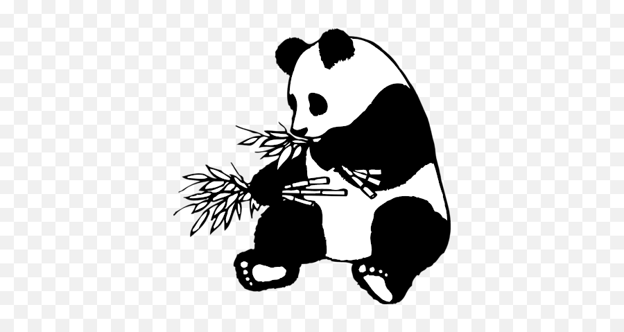 Gambar Kartun Panda - Clipartsco Panda Clip Art Black And White Png,Gambar Icon Lucu