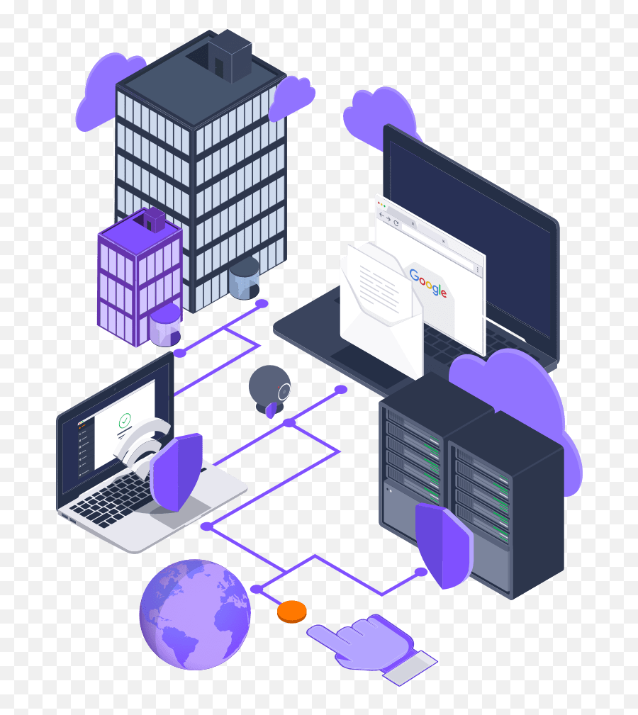 Endpoint Protection In Cloudcare - Vertical Png,Click Icon To Show Aim Computer